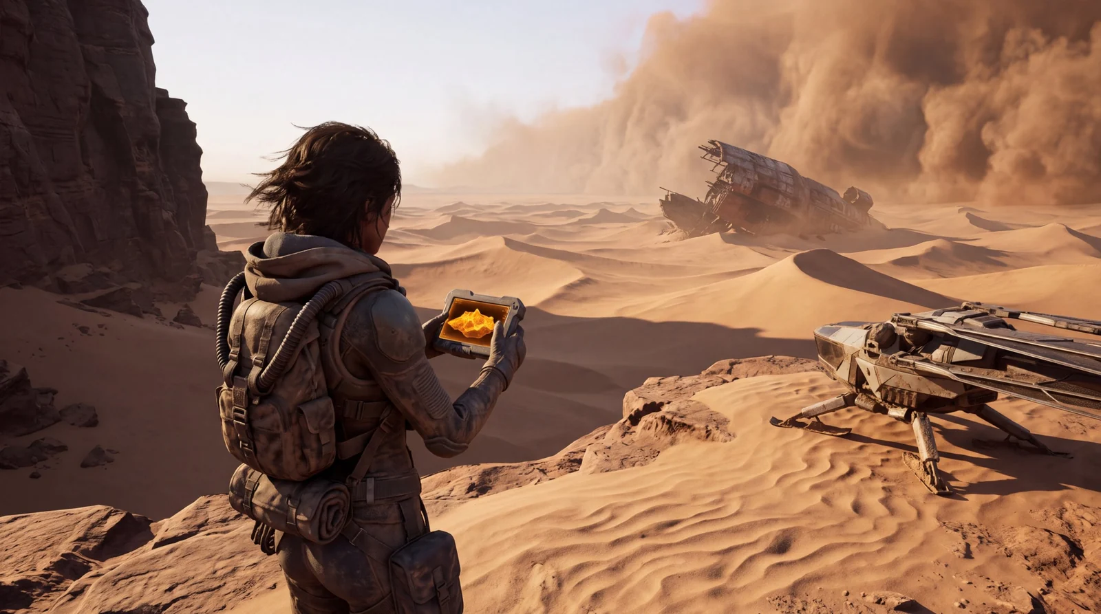 Dune Awakening Deep Desert Karte (Tiefe Wüste): feste Orte, PvP-Grenze und Reset-Zeiten