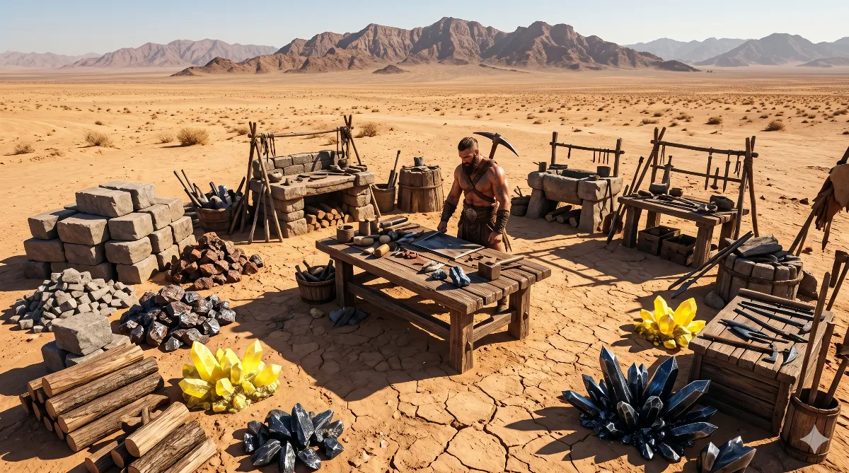 Conan Exiles Ressourcen Guide (2025): Die wichtigsten Materialien & wo du sie findest