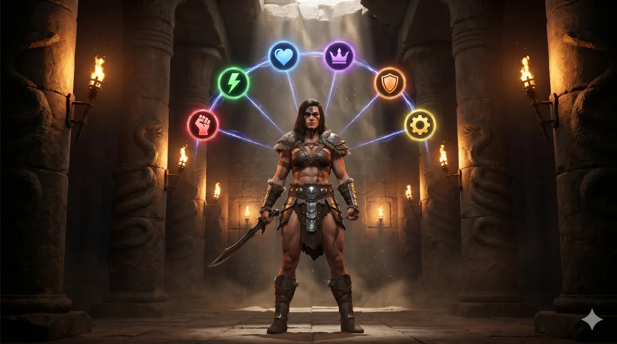 Conan Exiles Attribute Guide 2026 – Alle Perks, Verderbnis & die besten Builds