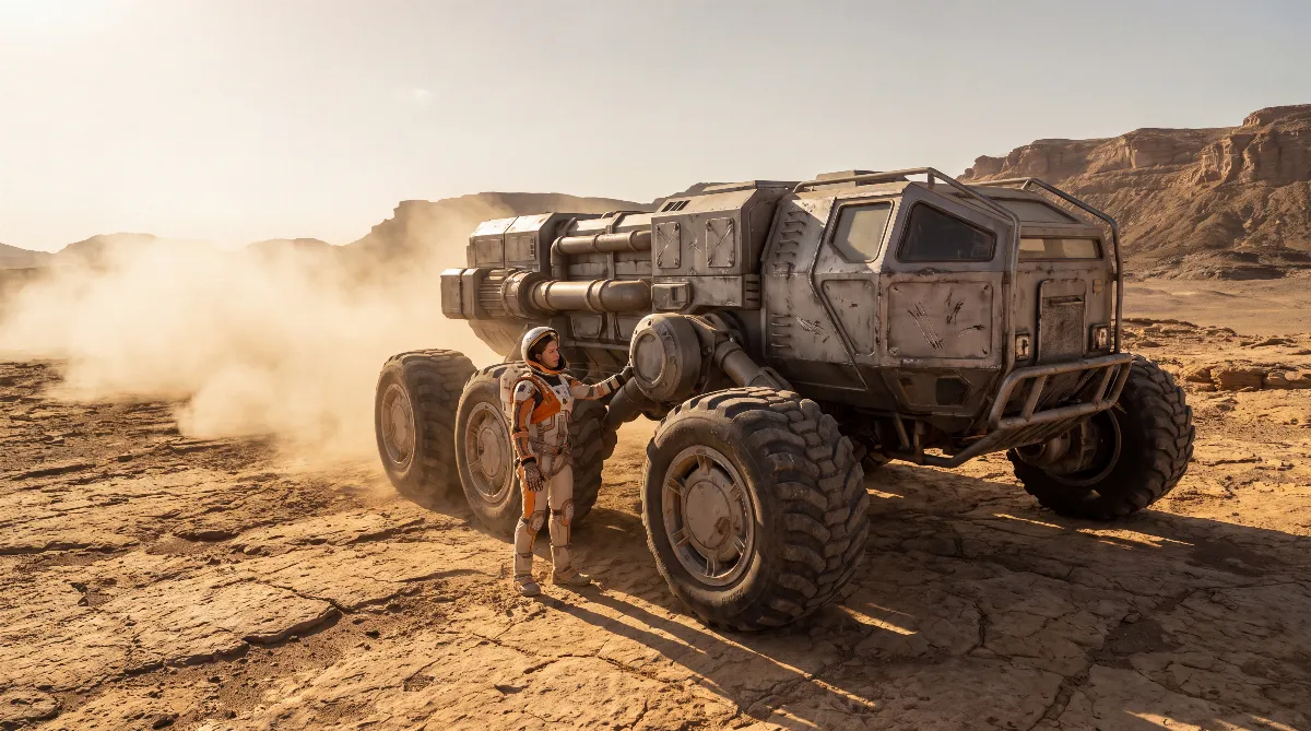 Space Engineers 2 Rover bauen – Räder, Federung und warum dein Fahrzeug umkippt