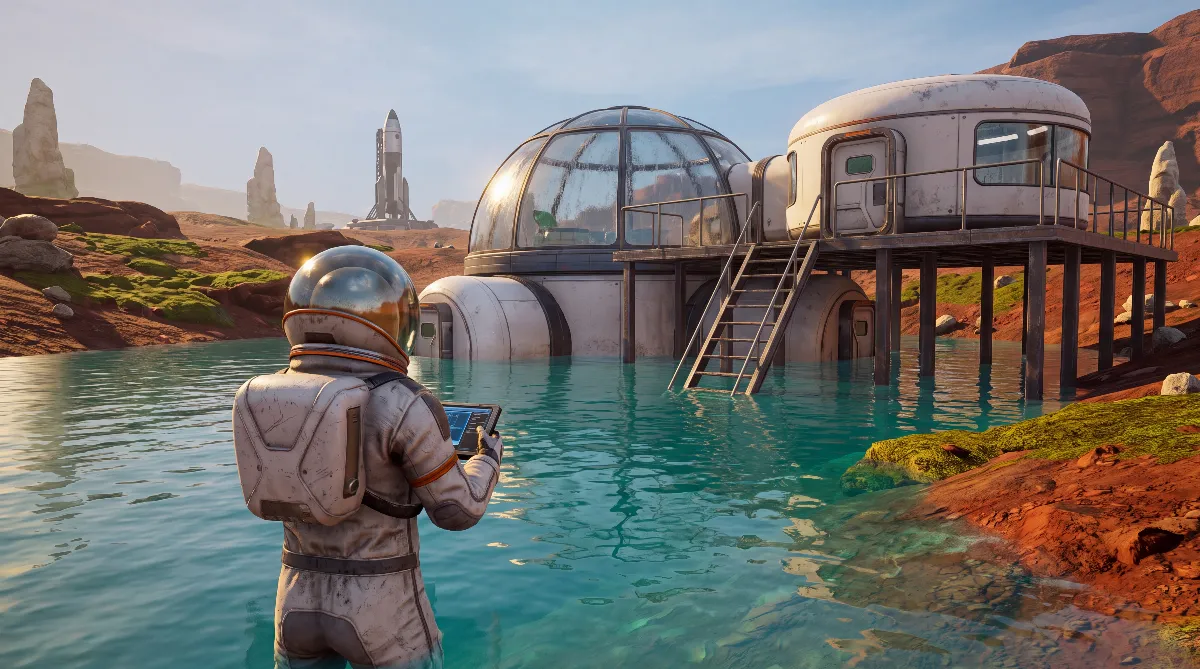 Planet Crafter Unterwasserbasis bauen: was geht, was nicht und worauf du achten musst