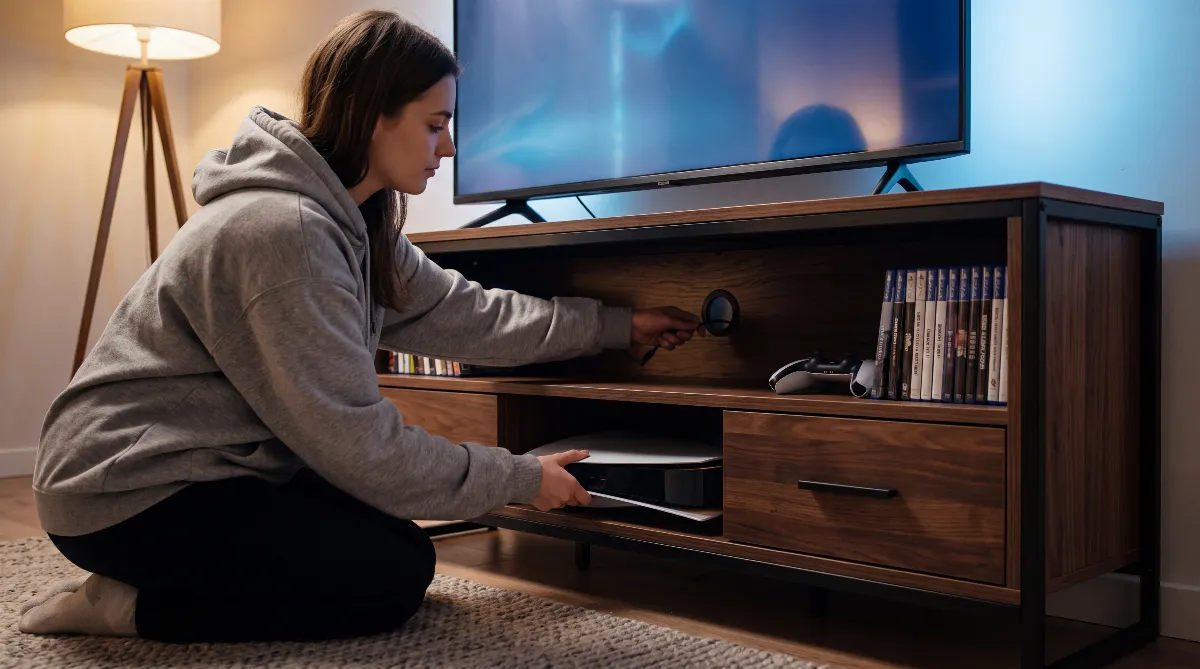 Lowboard für Spielkonsolen 2026: die 5 besten TV-Möbel fürs Gaming-Wohnzimmer
