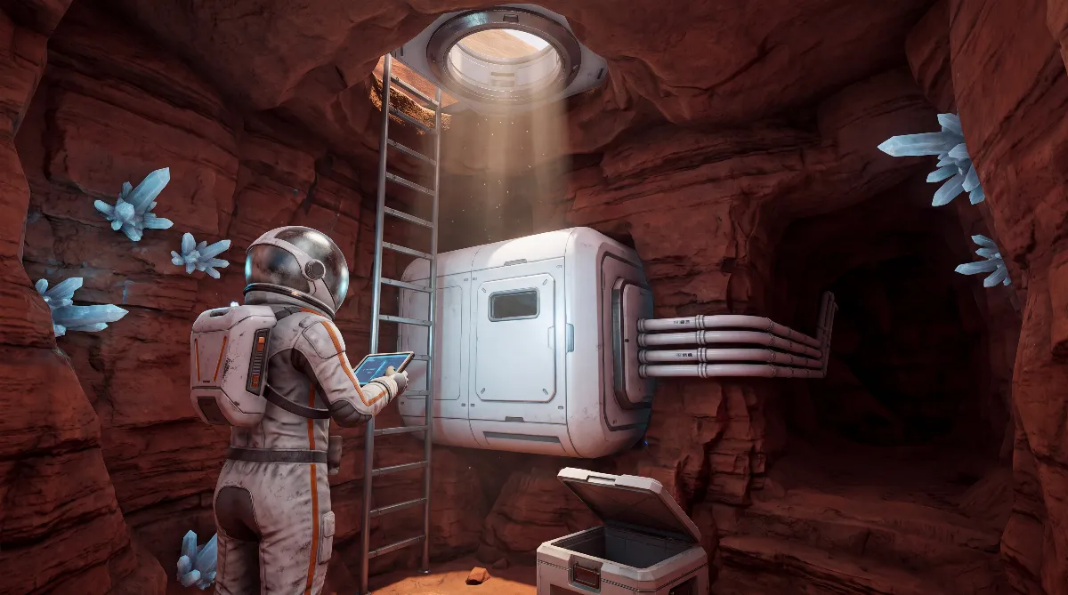 Planet Crafter Underground Pod: unterirdische Basis auf Skeo bauen und nutzen