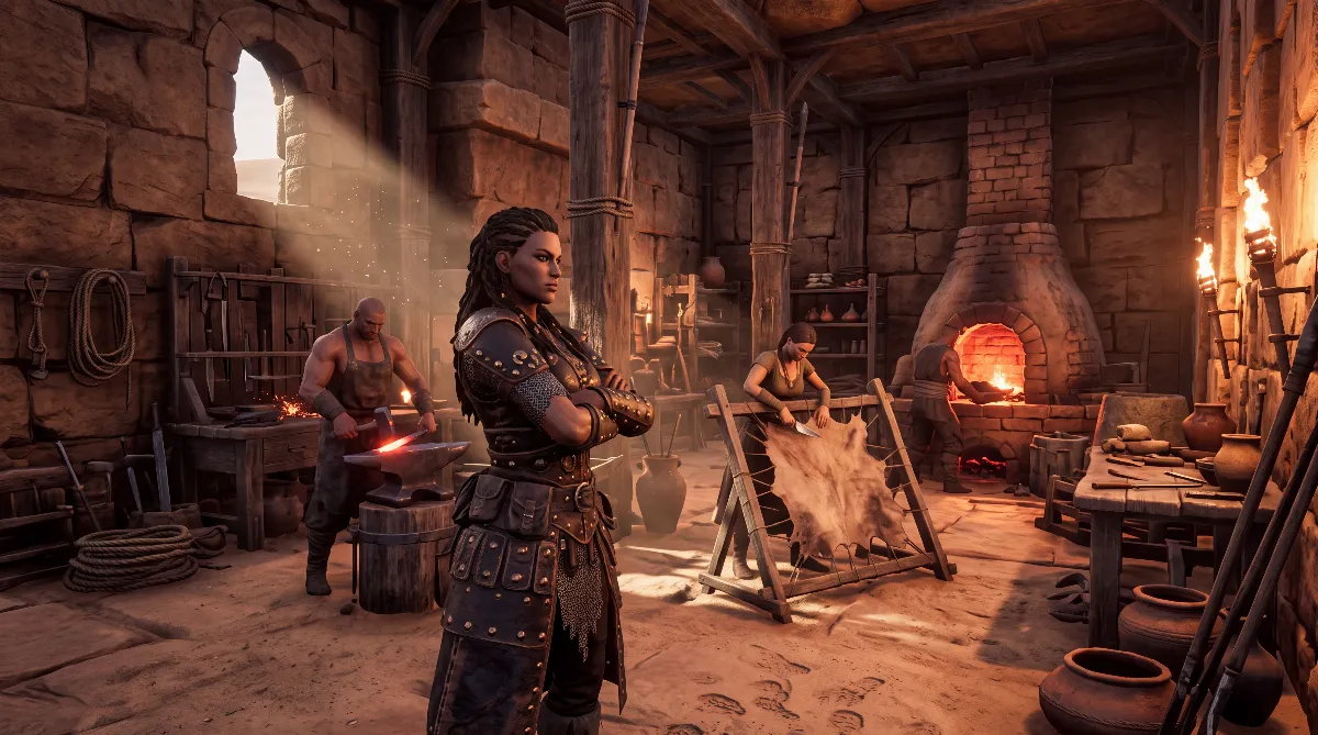 Conan Exiles Leibeigene Liste 2026: alle 13 Berufe und ihre Werkbänke