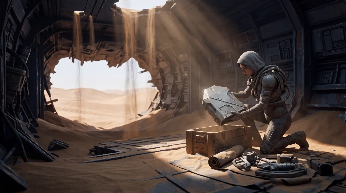 Dune Awakening Komponenten farmen: Strahlenverstärker und Verstrahlte Schlacke