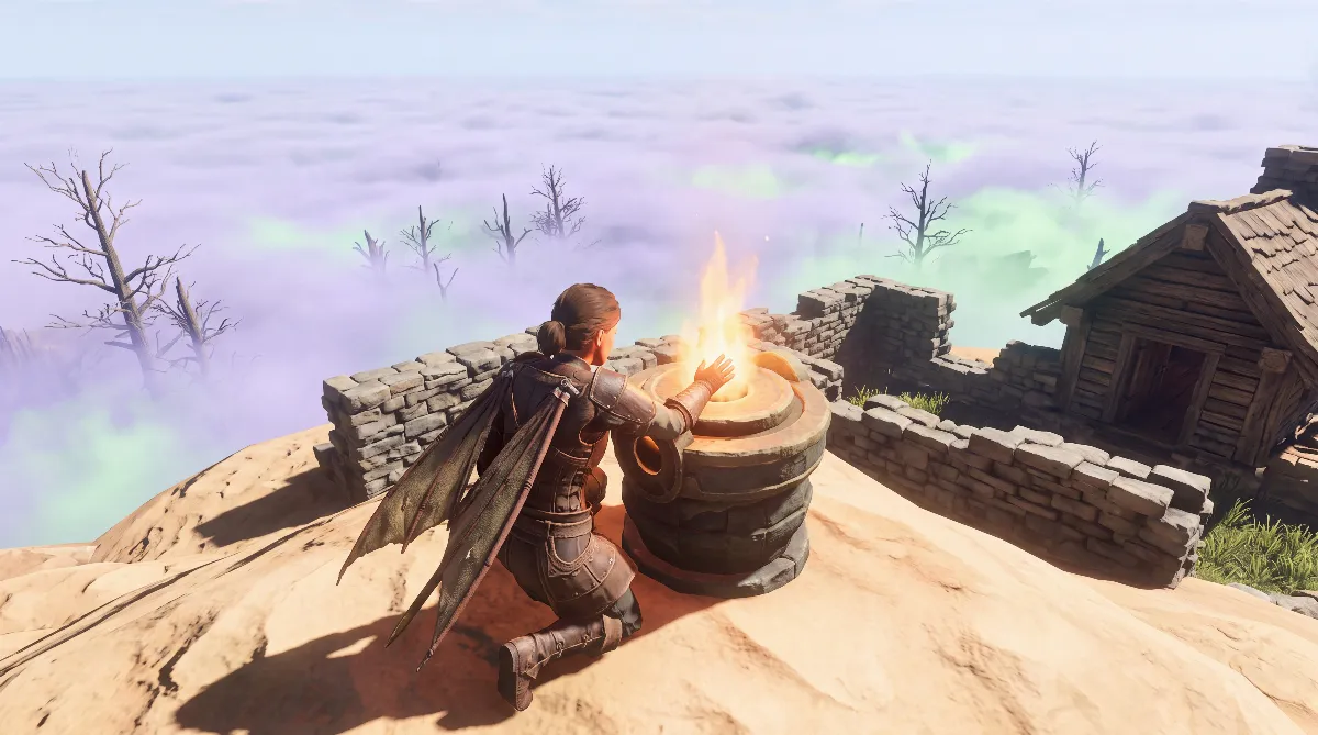 Enshrouded Flammenaltar: alle Stufen, Materialien und Zeit im Miasma