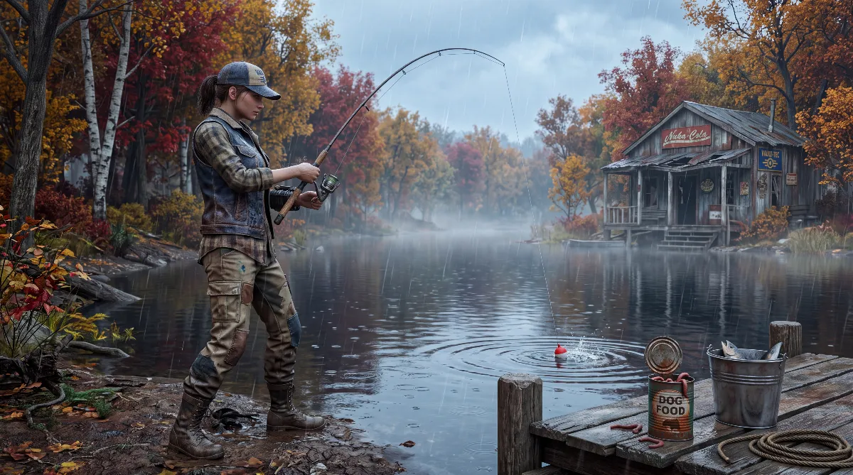 Fallout 76 Angeln: Köder, Wetter, Axolotl und Herbstfische