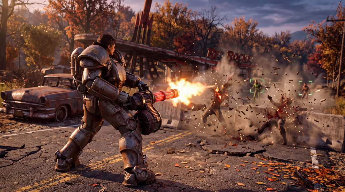Fallout 76 Heavy Gunner Build: V.A.T.S., Krit-Rate und die 210-Regel