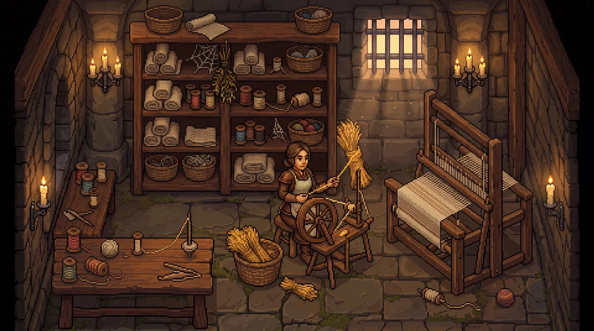 Graveyard Keeper 2 Stoff herstellen: Flachs, Faden und Lieferung