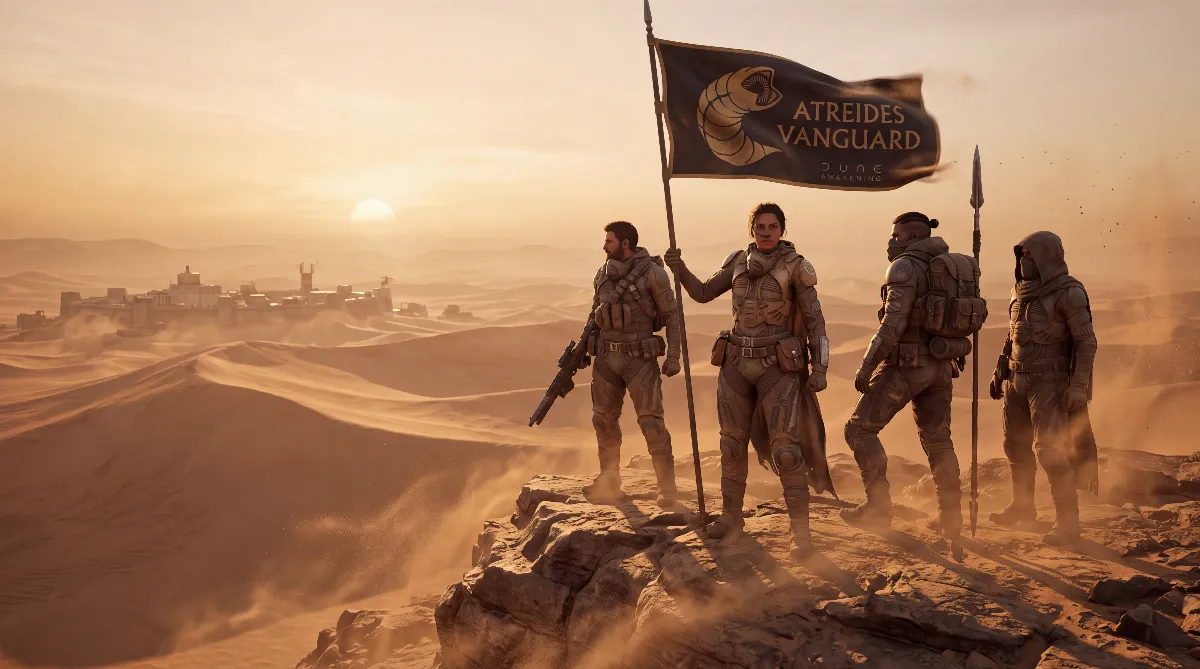Dune Awakening Gilde: gründen, beitreten, Rechte und Hausbindung