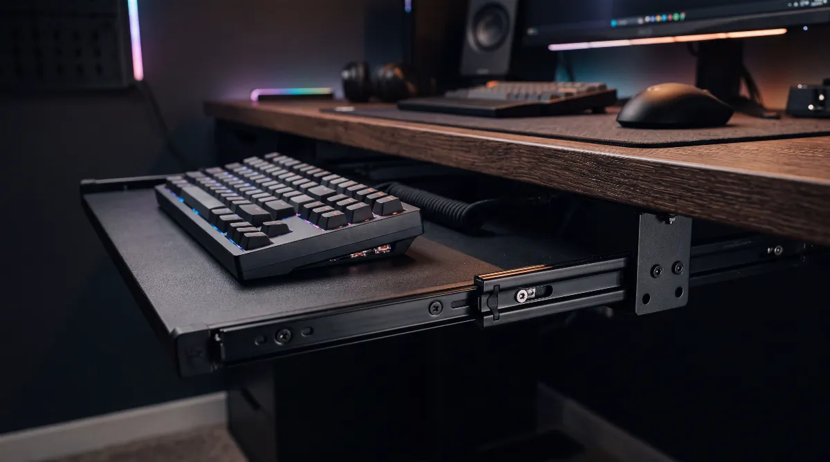 Tastaturauszug Schreibtisch 2026: die 5 besten fürs Gaming-Setup