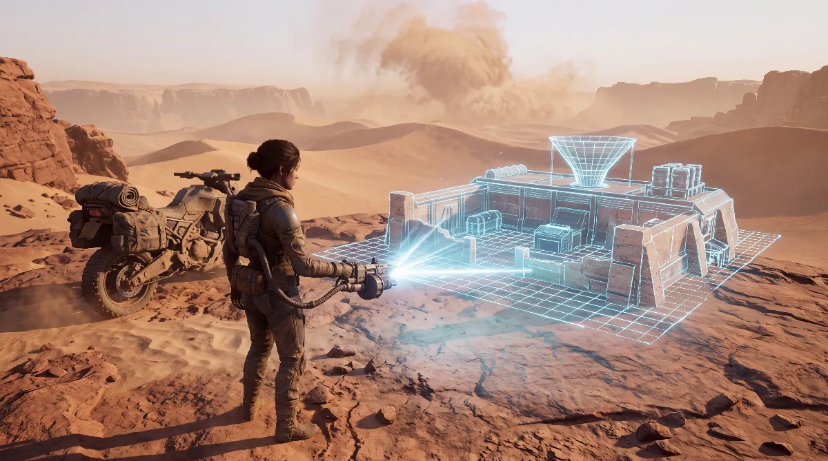 Dune Awakening Basis verlegen: Werkzeug, Sperre und was mitkommt