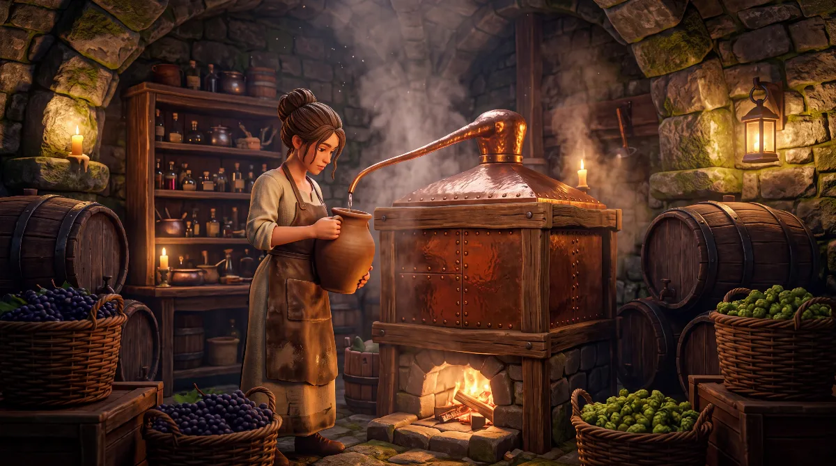 Graveyard Keeper 2 Alkohol herstellen: Destillierwürfel und Rezepte