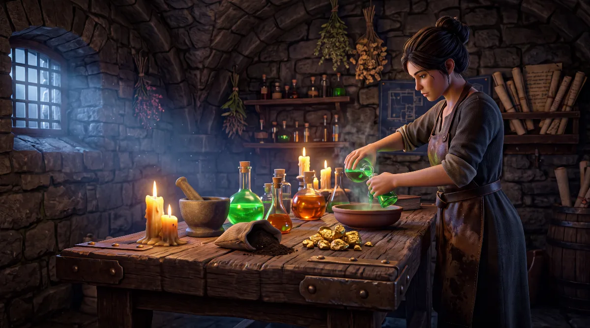 Graveyard Keeper 2 Experimentiertisch: Freischalten, Rezepte und Gold