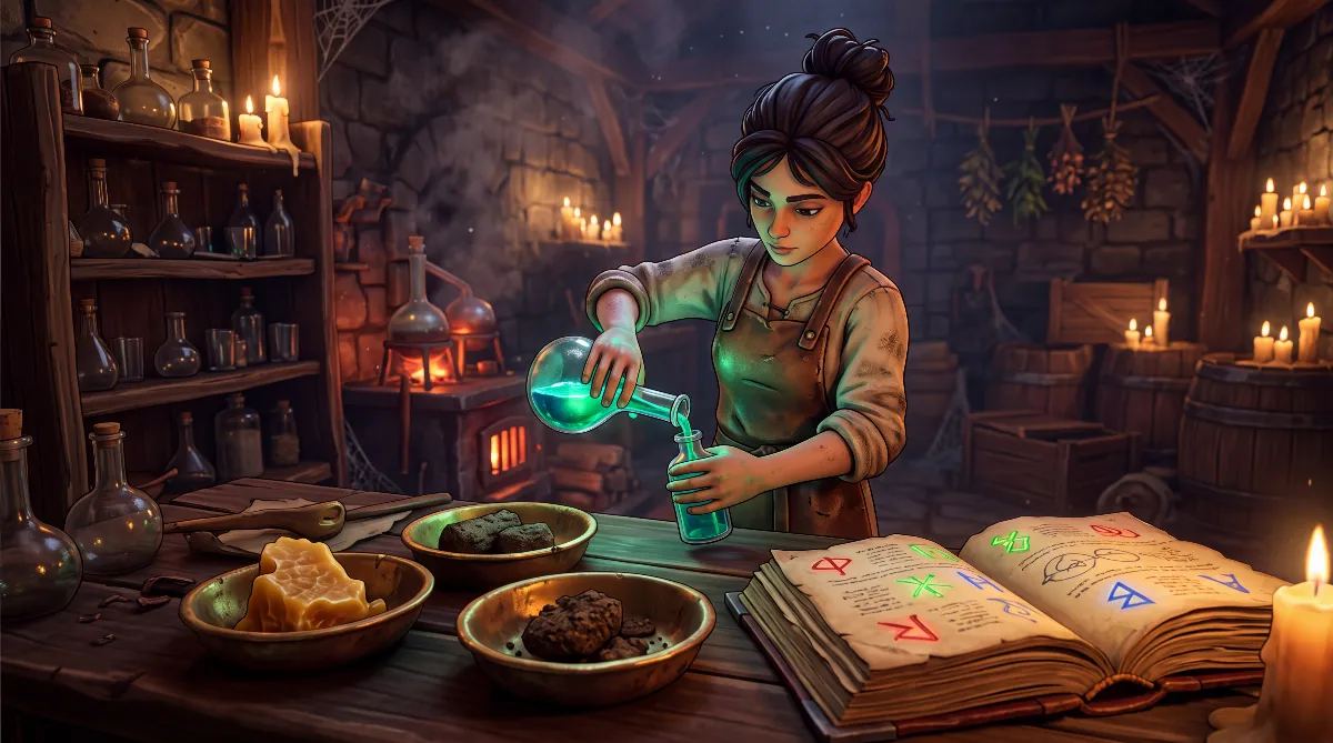 Graveyard Keeper 2 Alkali: Rezept, Runen und Mischungen