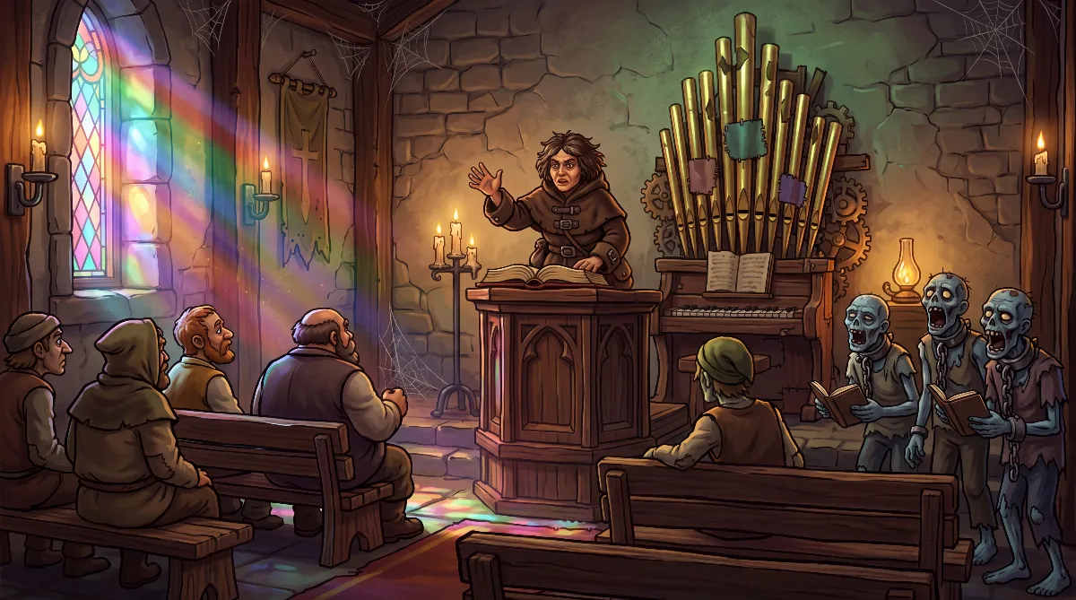 Graveyard Keeper 2 Predigt: Besucher, Likes und Kirchenqualität erklärt