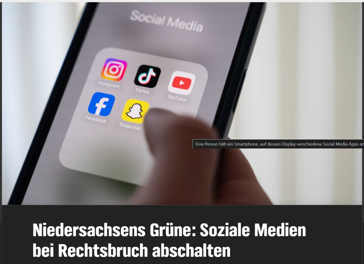 Grüne fordern Social-Media-Abschaltungen – Gefahr für die digitale Freiheit