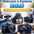 Die 5 besten Webcams & Kameras 2026 – Top Modelle für Content Creator