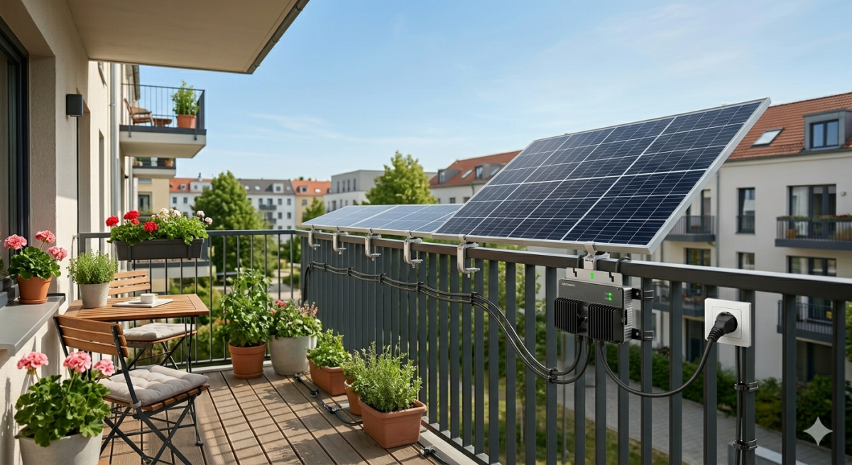 Balkonkraftwerk ohne Bohren für Mieter – Ultimativer Guide 2026
