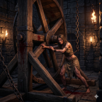 Conan Exiles Rad der Schmerzen           zum Willen brechen von Thralls